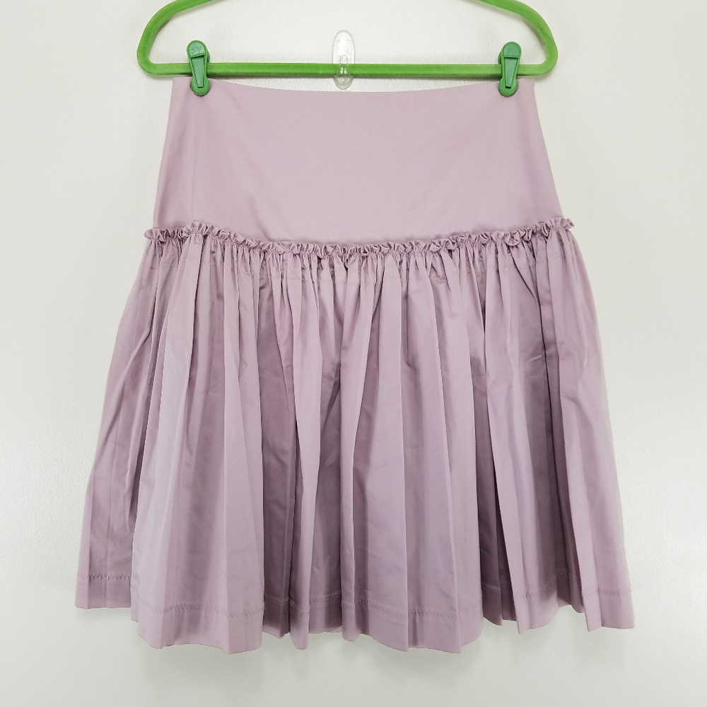 Elevenses Size 6 Skirt Pleated Drop Waist Lavender